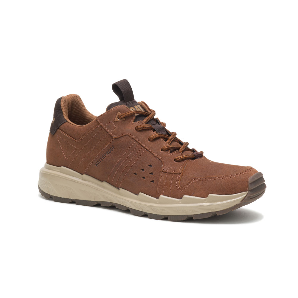 Caterpillar Shoes South Africa - Cat Men's Stratify Lo Wp Sneakers Coffee/Brown HU7301596